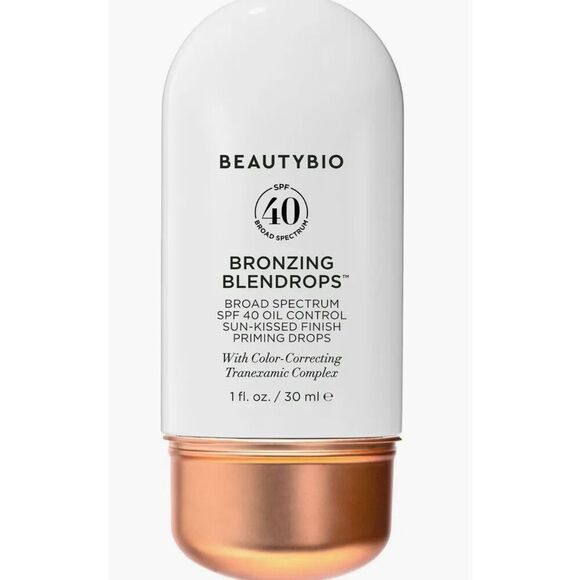 BeautyBio - NWTIB - Bronzing Blendrops Broad Spectrum SPF 40. 1 fl. oz. - Picture 4 of 13